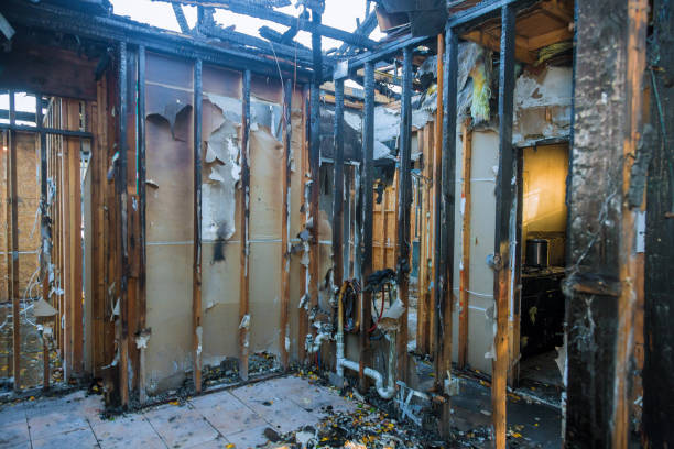 Professional Emergency Fire Cleanup technician working in Edgewater, NJ